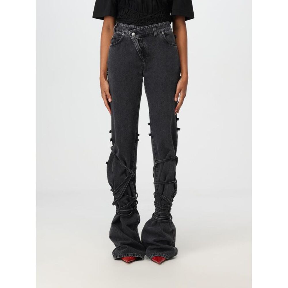 Mcqueen Jeans Woman Black